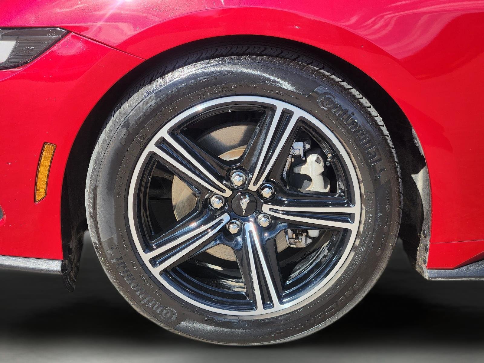 Used 2024 Rapid Red Metallic Tinted Clearcoat Ford EcoBoost image 9