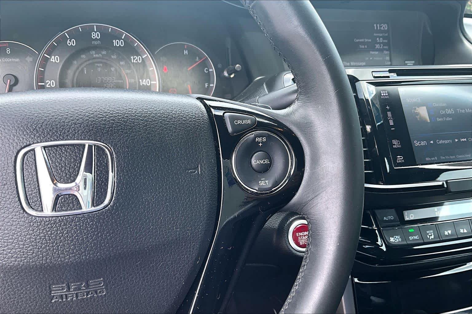 Used 2017 Deep Blue Opal Metallic Honda EX-L image 23