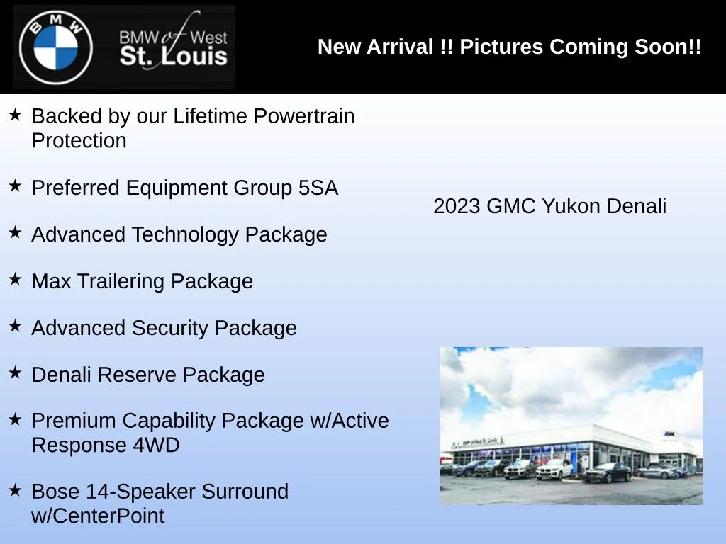 Used 2023 Blue GMC Denali image 3