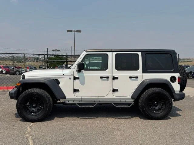 Used 2020 Silver Jeep Unlimited Sport S image 2