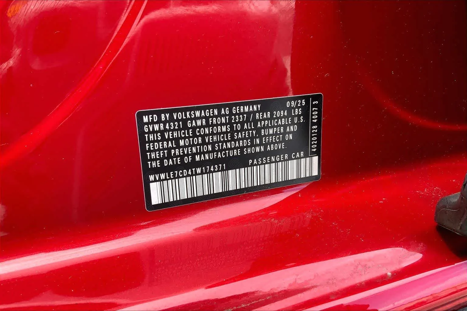 Used 2026 Red Volkswagen S image 20