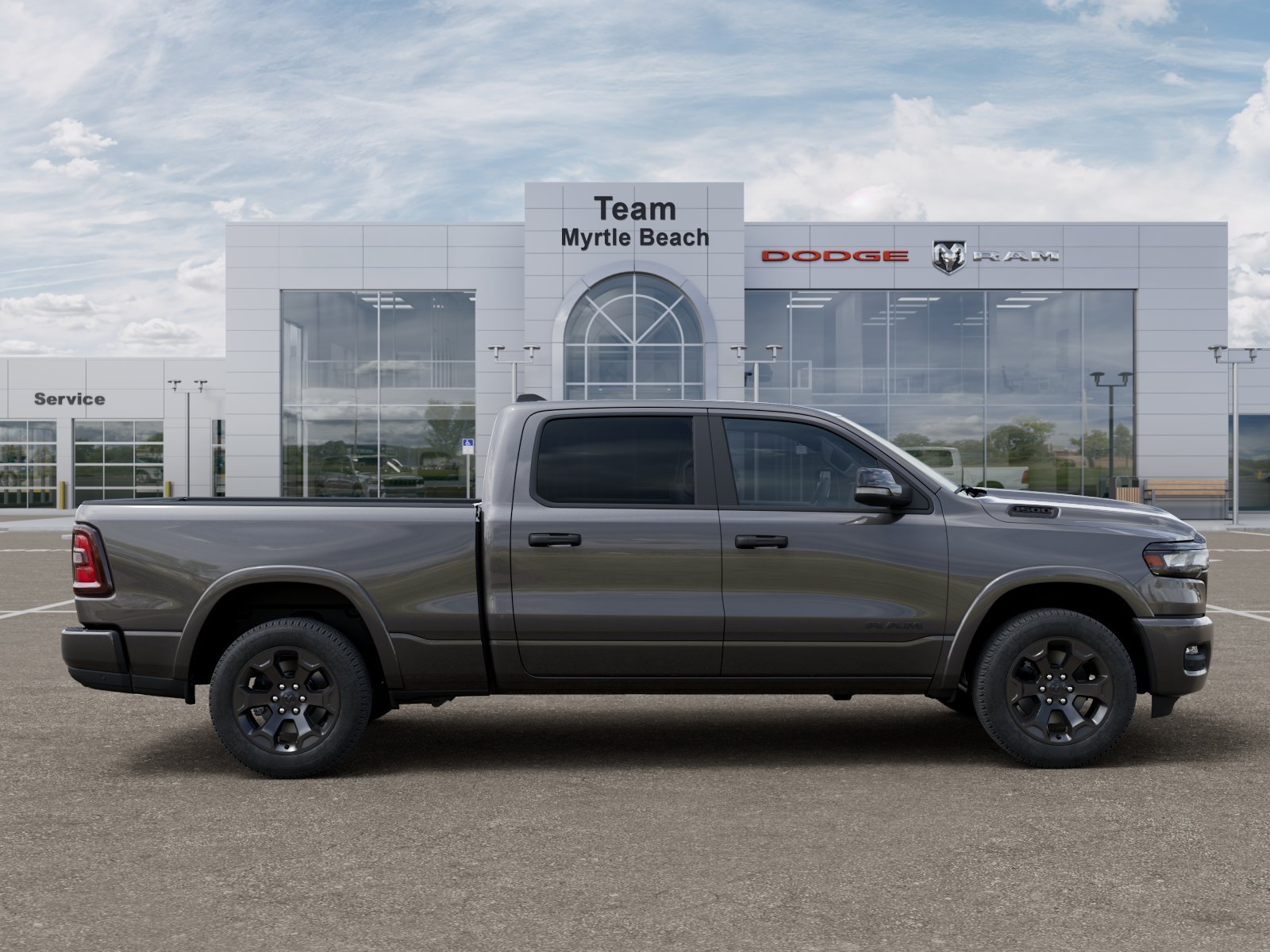 New 2026 Granite Crystal Metallic Clear-Coat Exterior Paint RAM Big Horn/Lone Star image 47