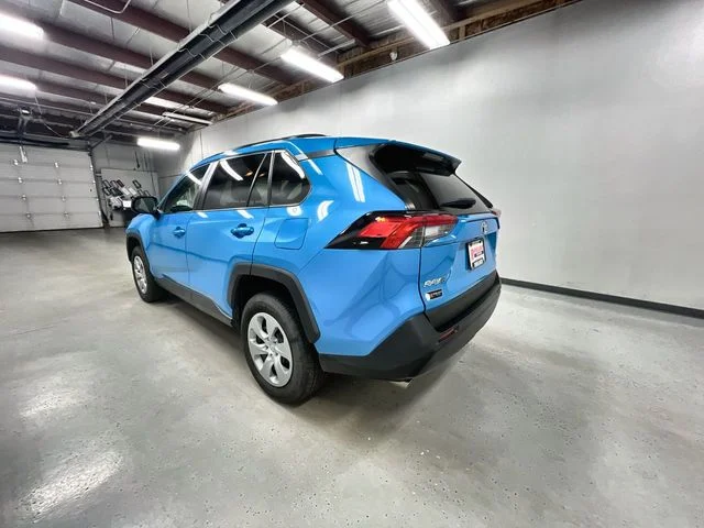 Certified Used 2021 Blue Toyota LE image 6
