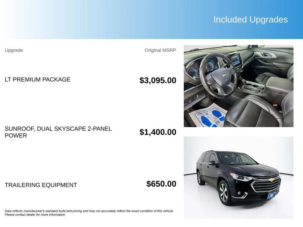 Used 2019 Mosaic Black Metallic Chevrolet 3LT image 5