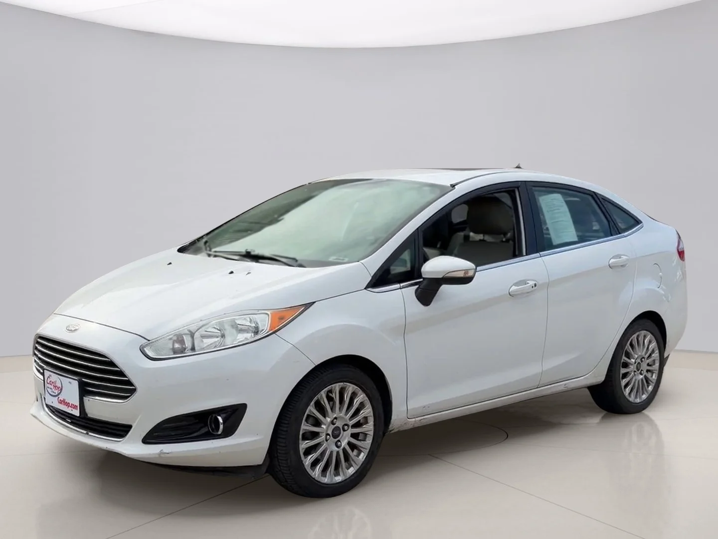 Used 2014 White Ford TITANIUM image 1