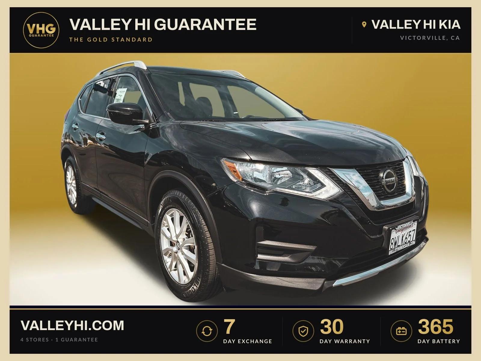 Used 2020 Magnetic Black Pearl Nissan SV image 1