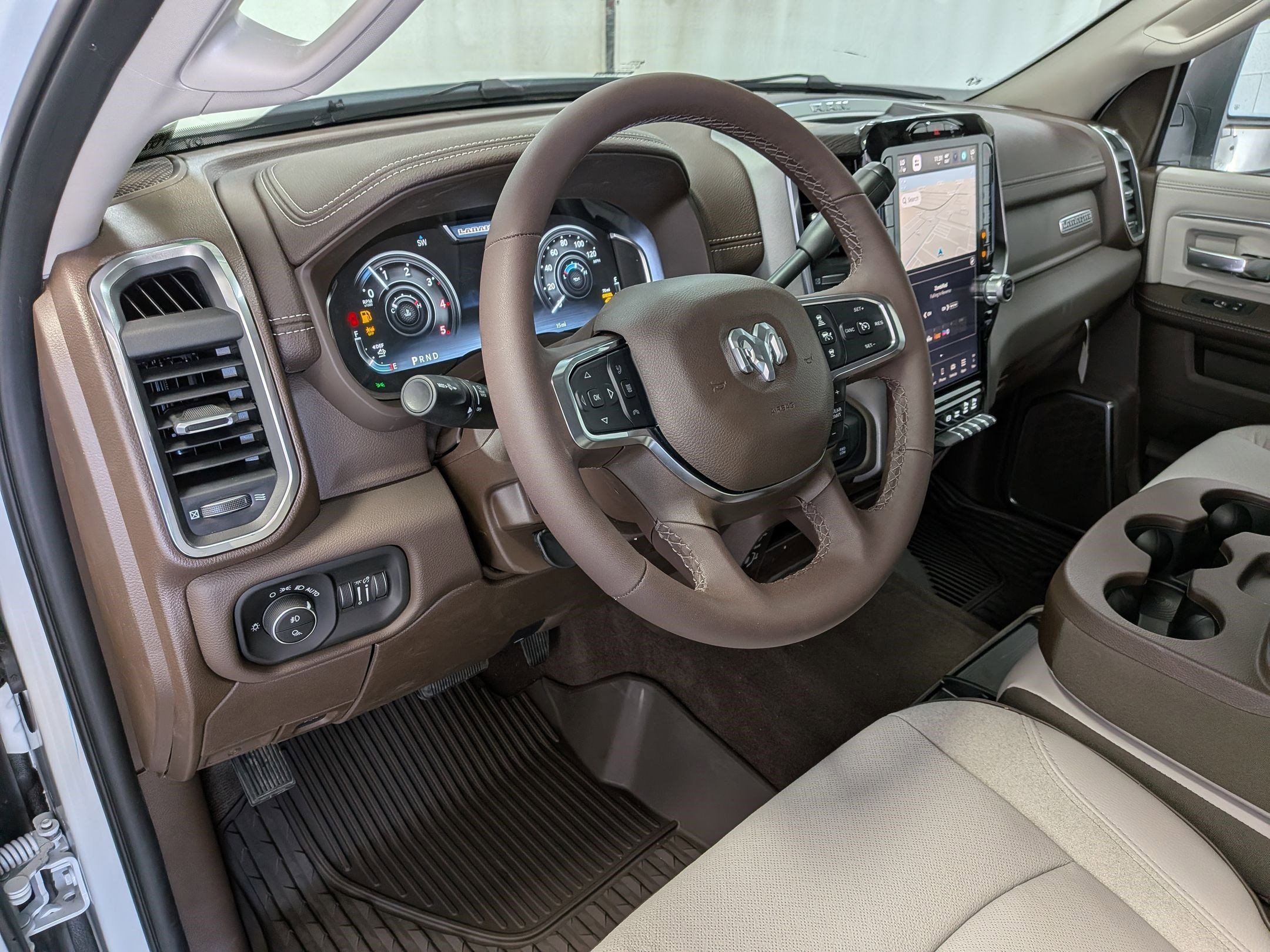 New 2026 Bright White Clear-Coat Exterior Paint RAM Laramie image 9