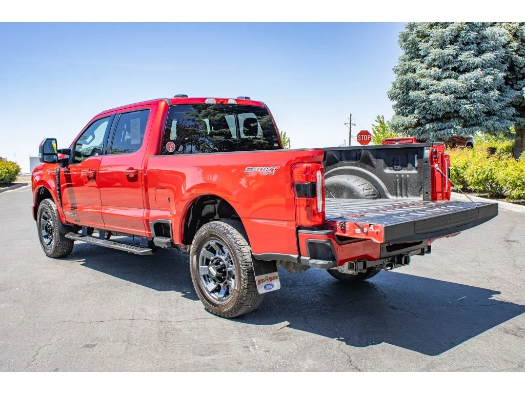 Used 2023 Rapid Red Metallic Tinted Clearcoat Ford LARIAT image 9