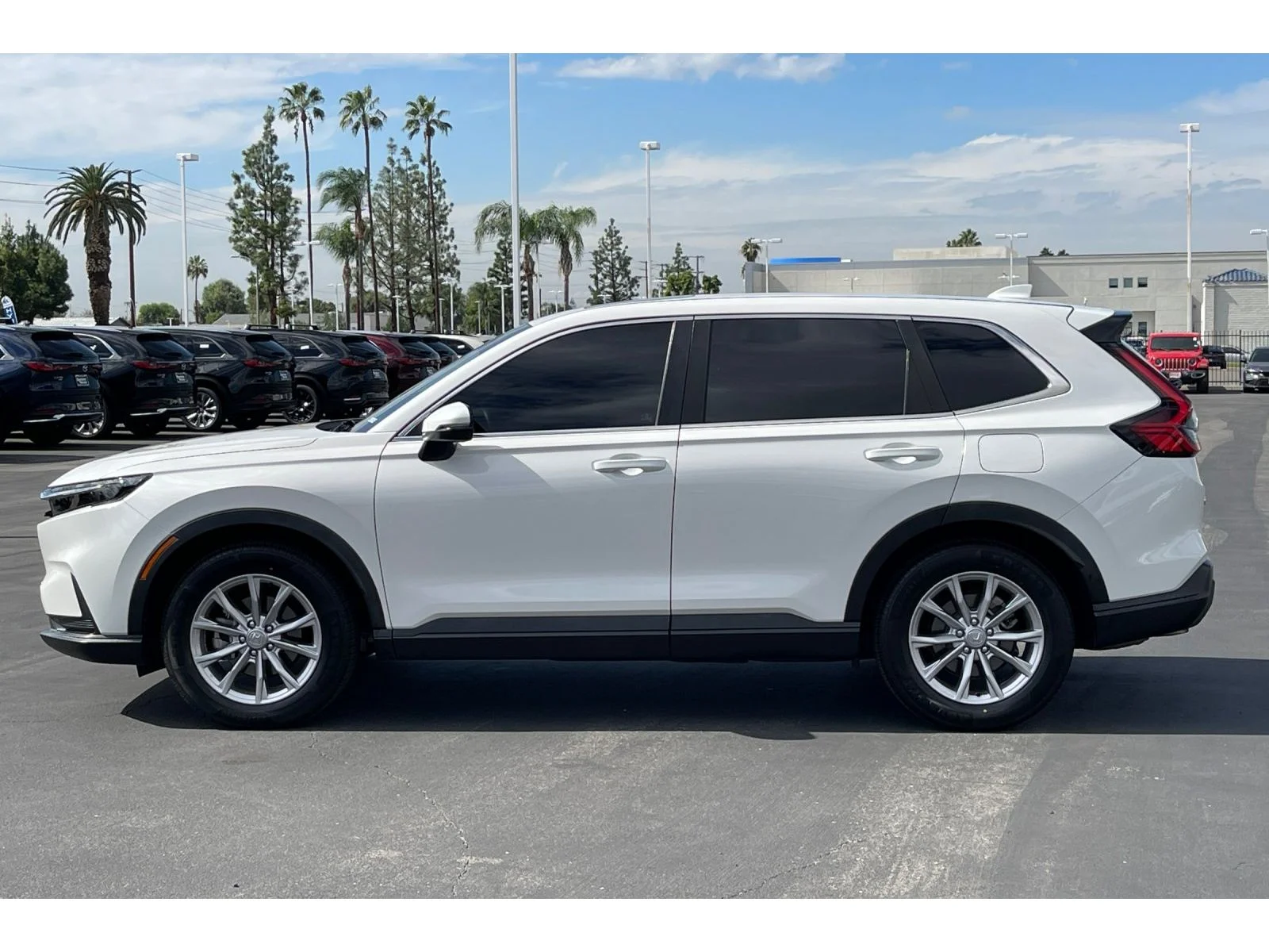 Used 2024 Platinum White Pearl Honda EX image 2