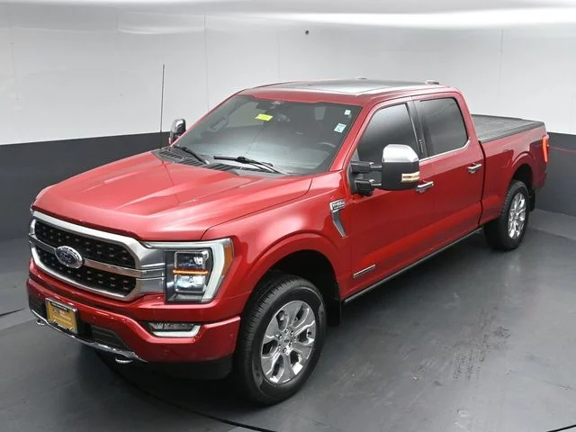 Certified Used 2021 Red Ford Platinum image 47