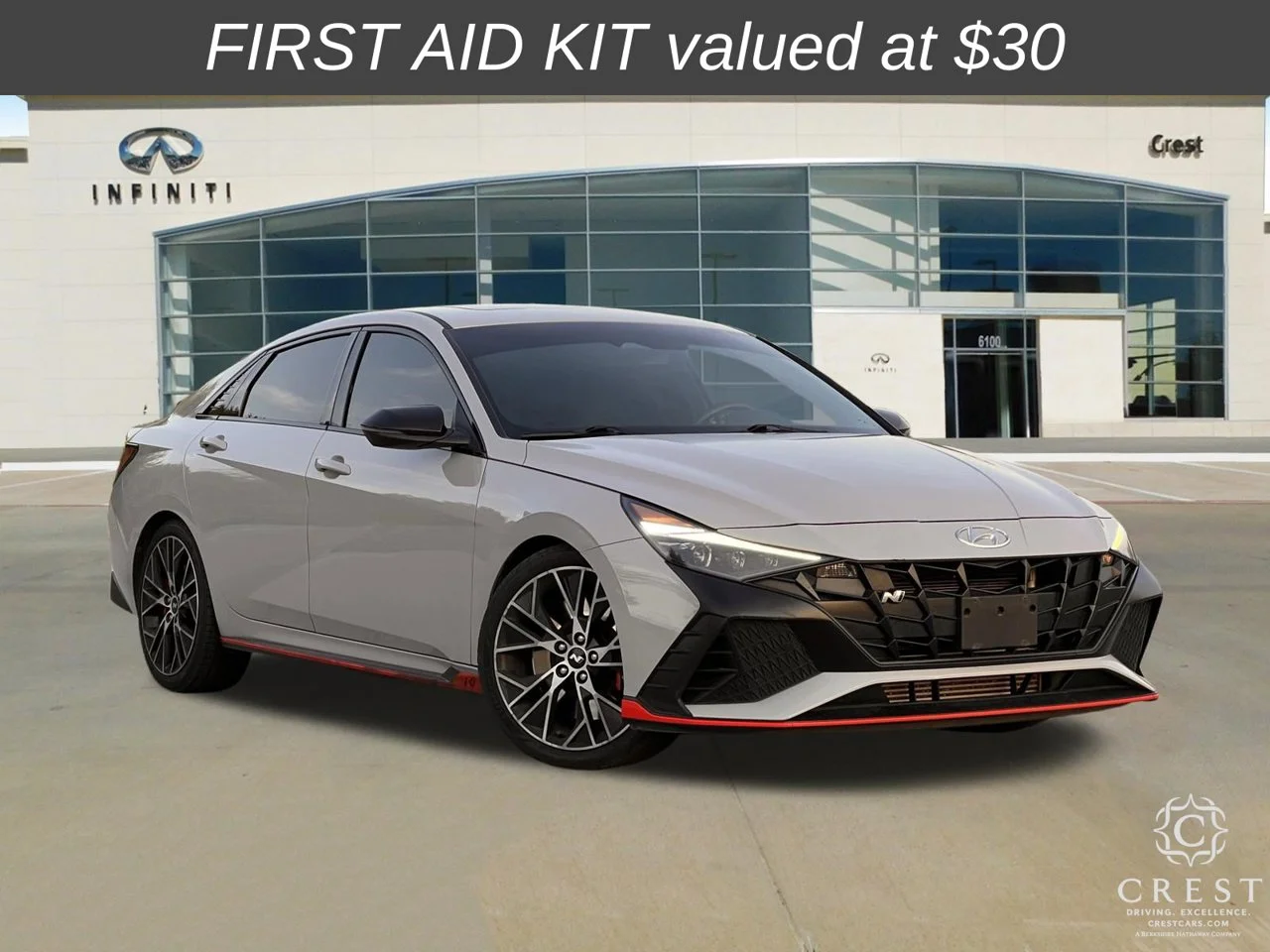 Used 2023 Cyber Gray Hyundai  image 2