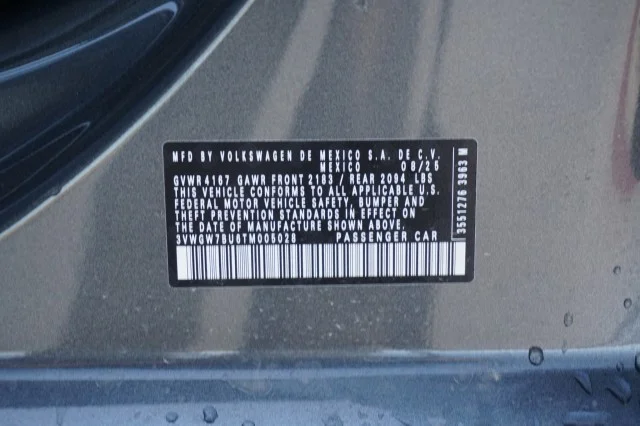 New 2026 Platinum Gray Metallic Volkswagen SEL image 39