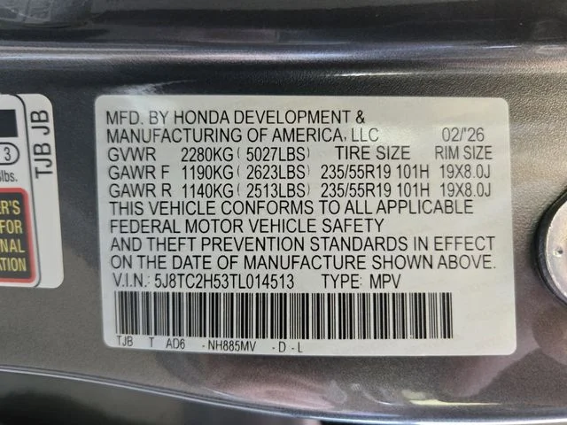 New 2026 Liquid Carbon Metallic Acura w/Technology Package image 21