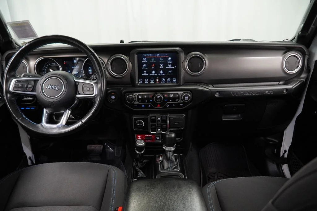 Used 2022 White Jeep Unlimited Rubicon 4xe image 28
