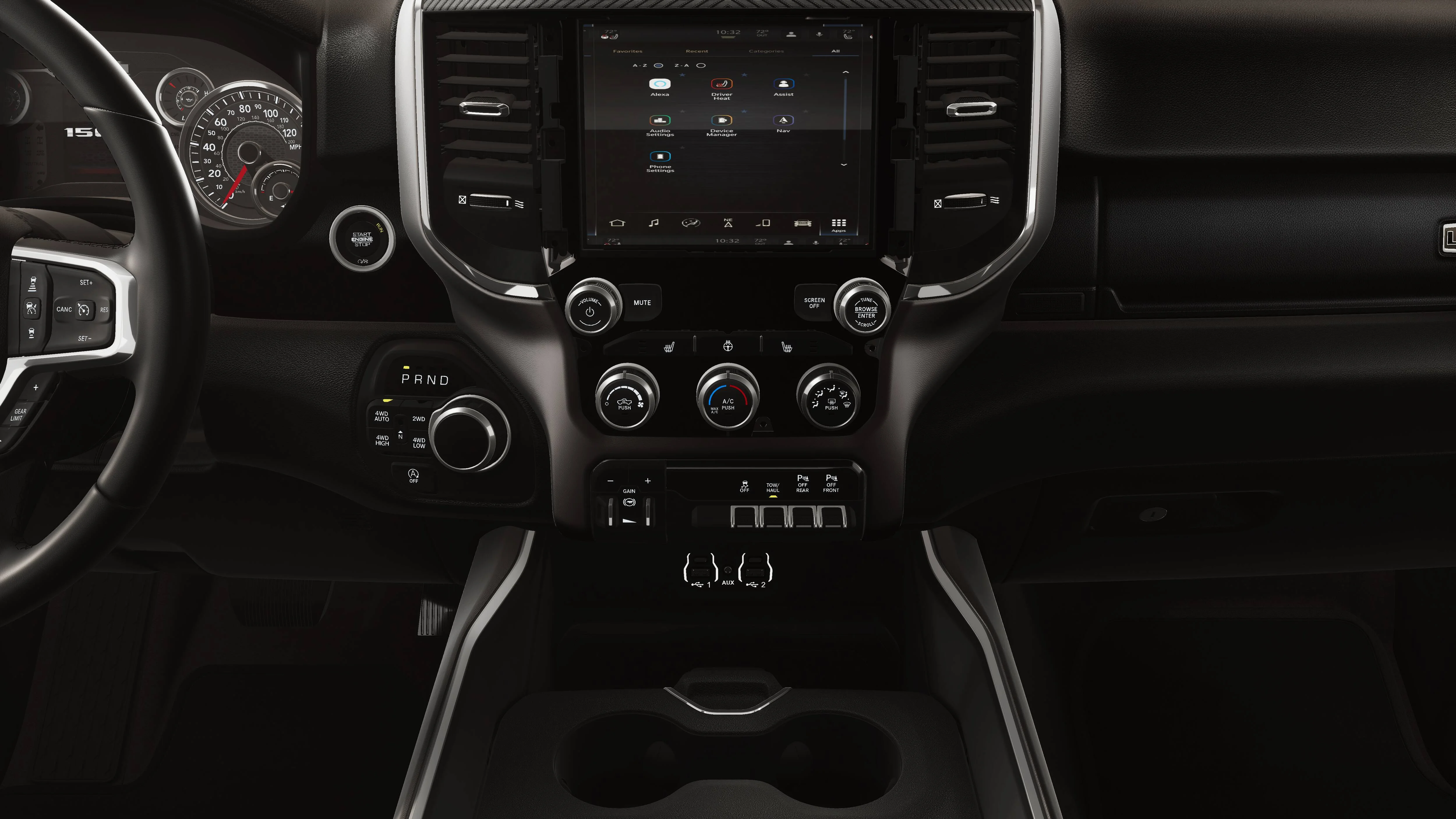 New 2026 Diamond Black Crystal Pearl-Coat Exterior Paint RAM LONE STAR image 17