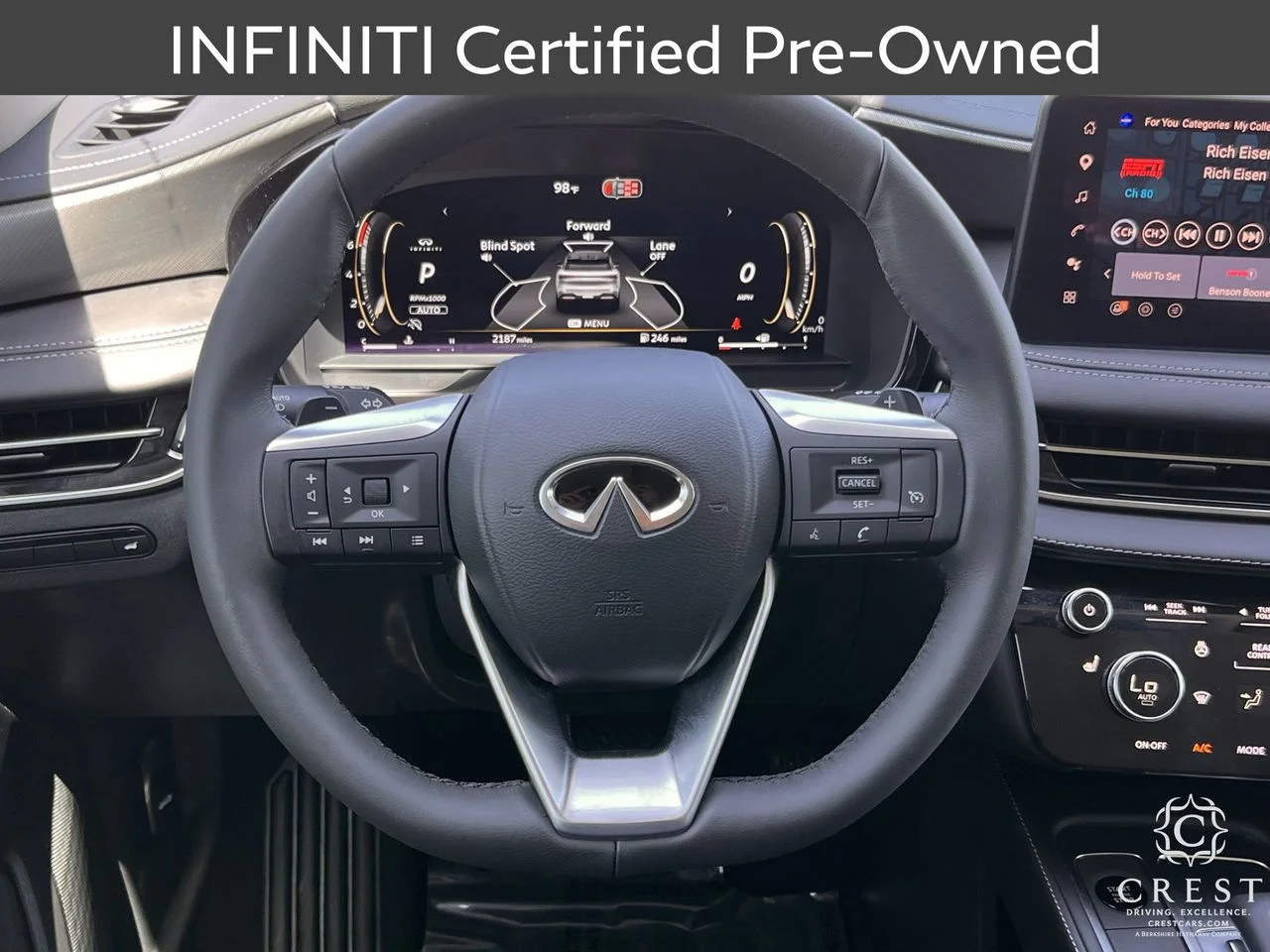 Certified Used 2026 Graphite Shadow INFINITI PURE image 13