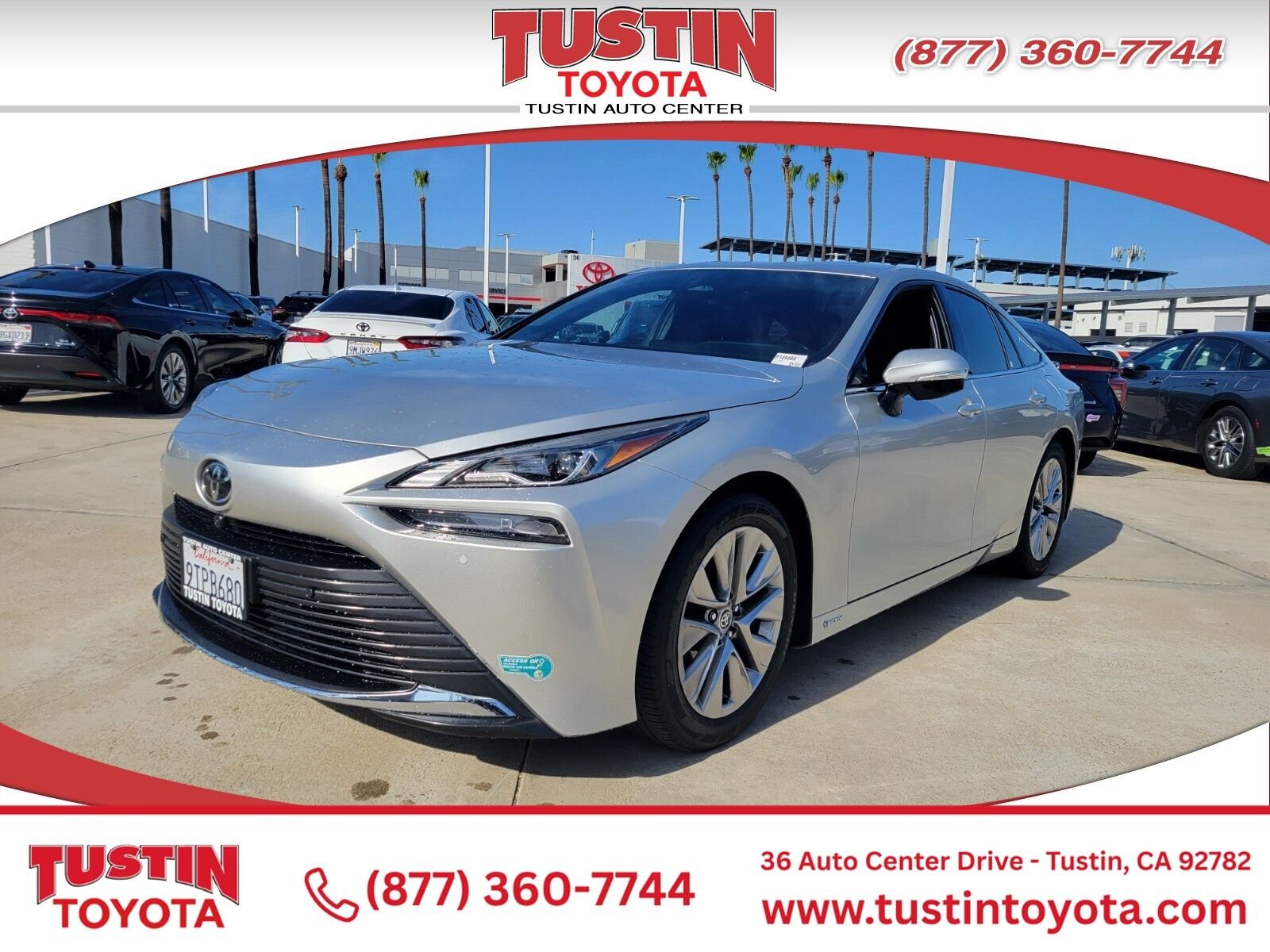 Certified Used 2024 Silver Toyota XLE image 1