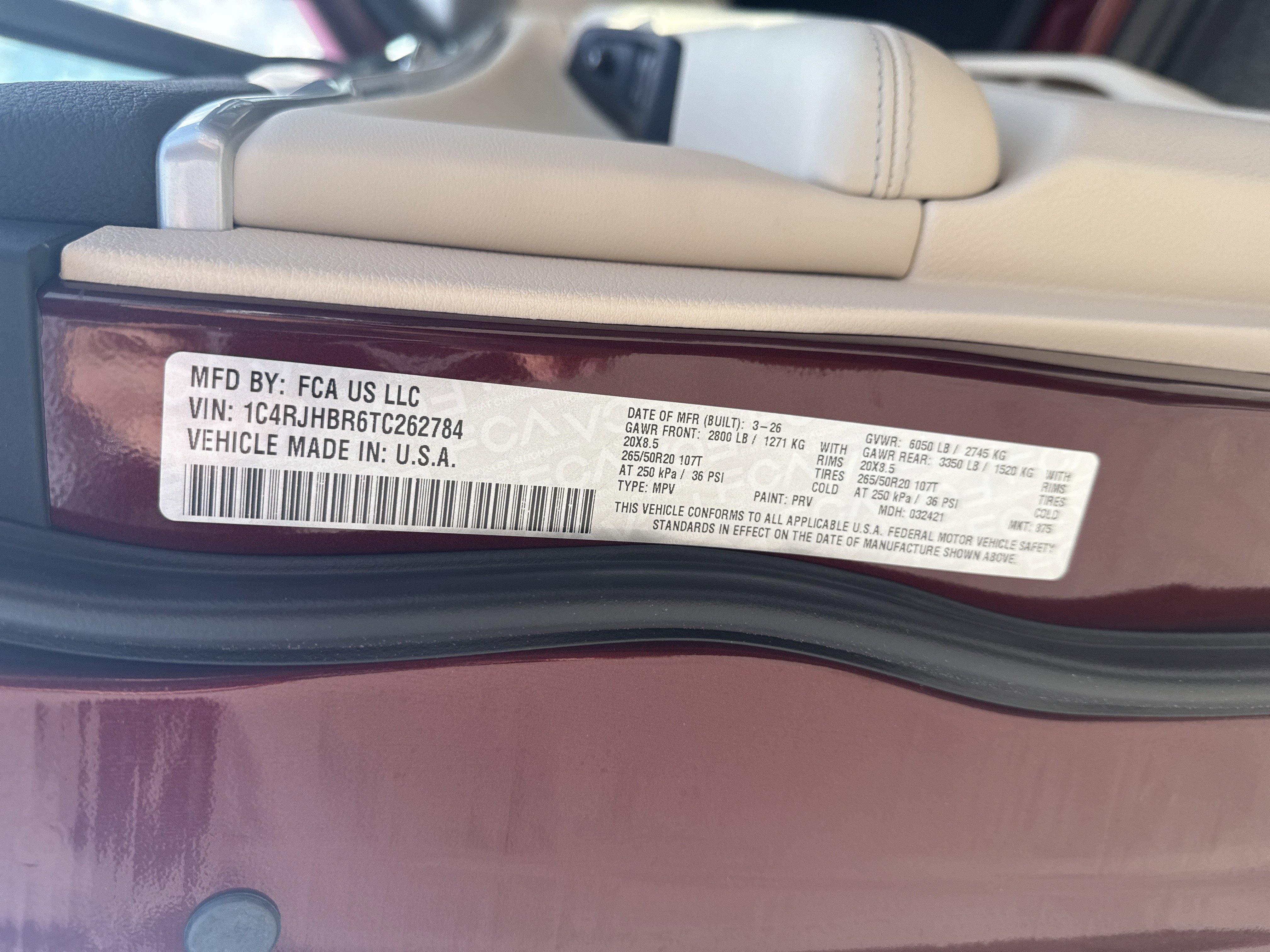 New 2026 Velvet Red Pearlcoat Jeep Limited image 34