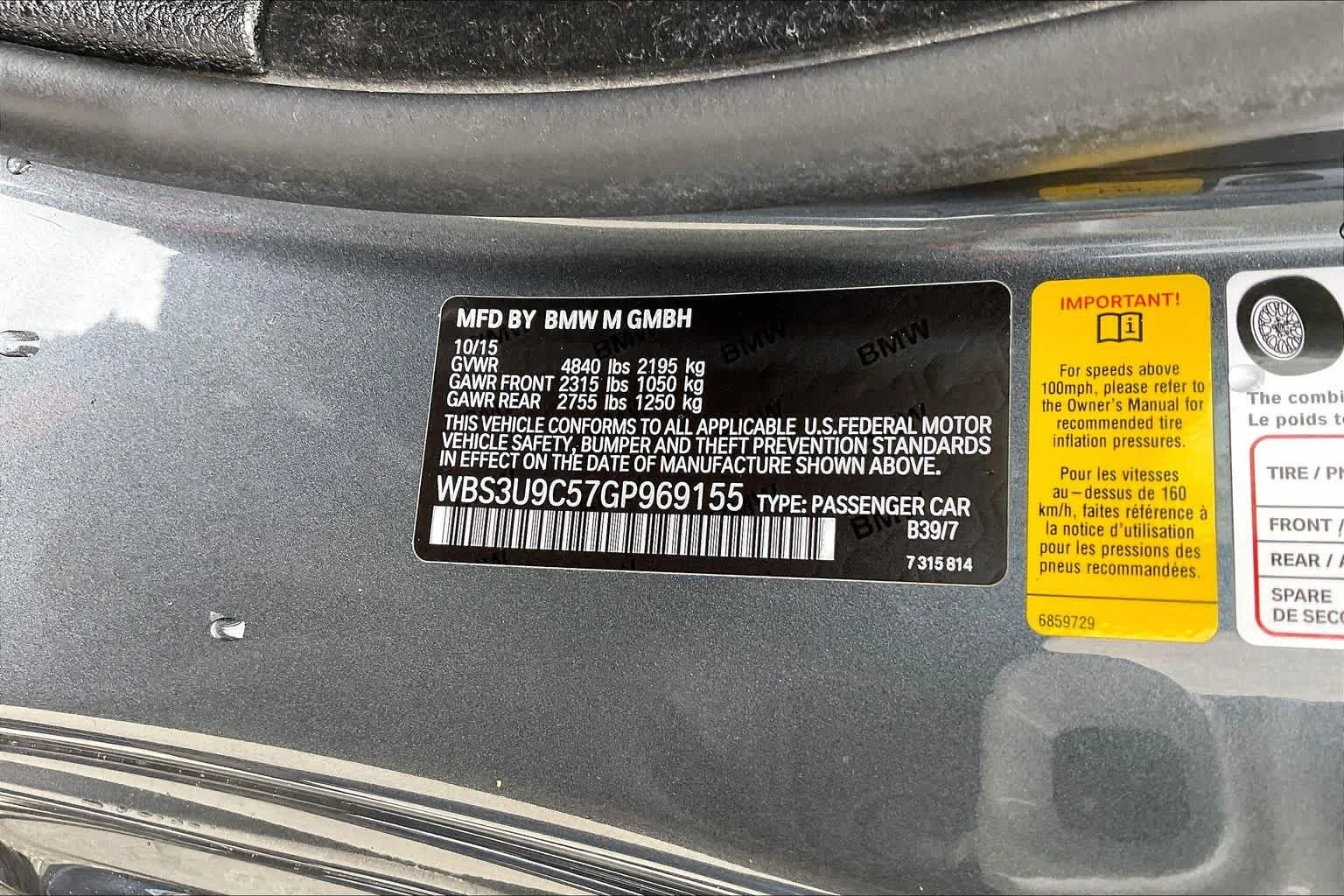 Used 2016 Mineral Gray Metallic BMW  image 31