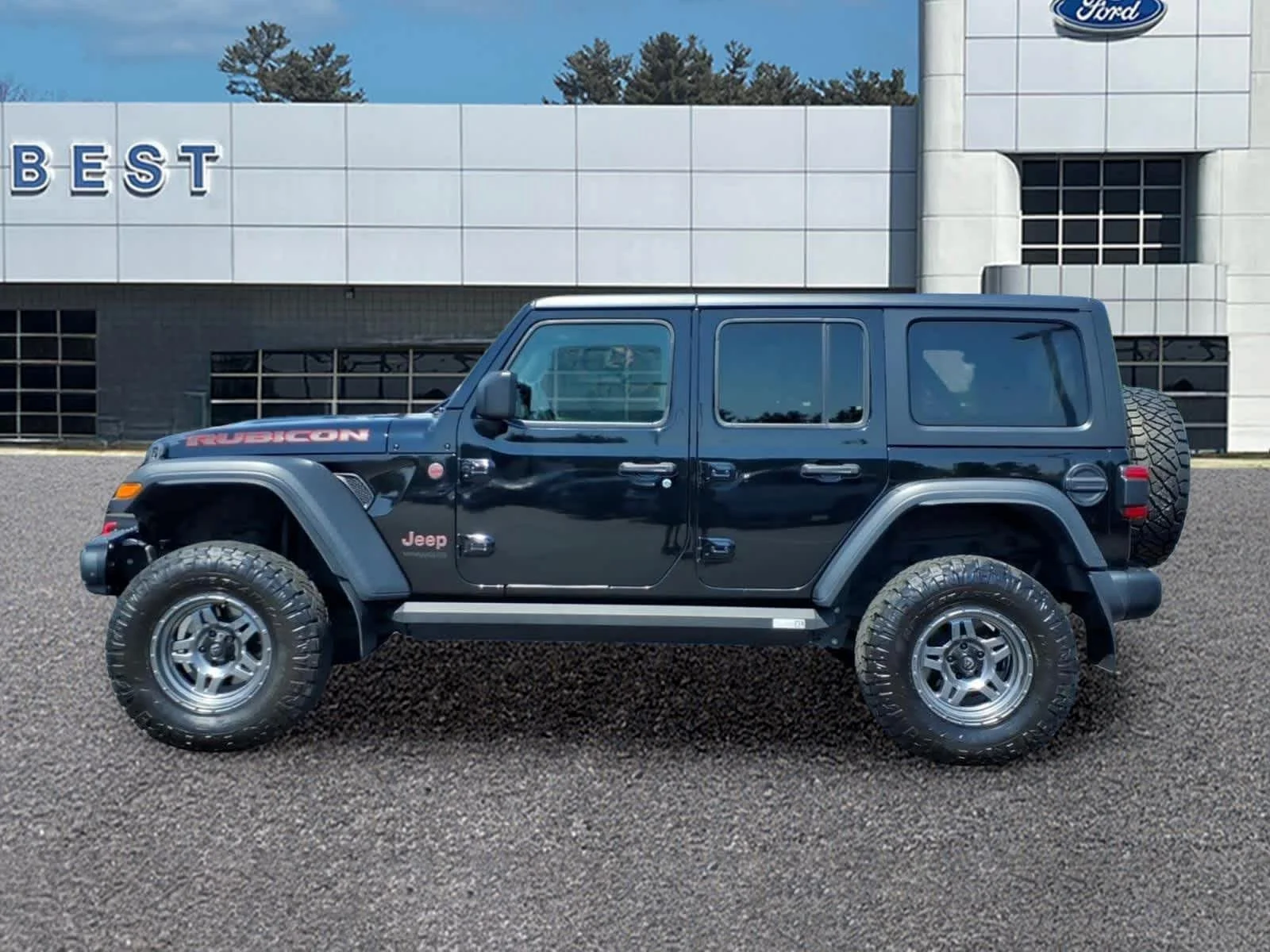 Used 2019 Black Clearcoat Jeep Rubicon image 2