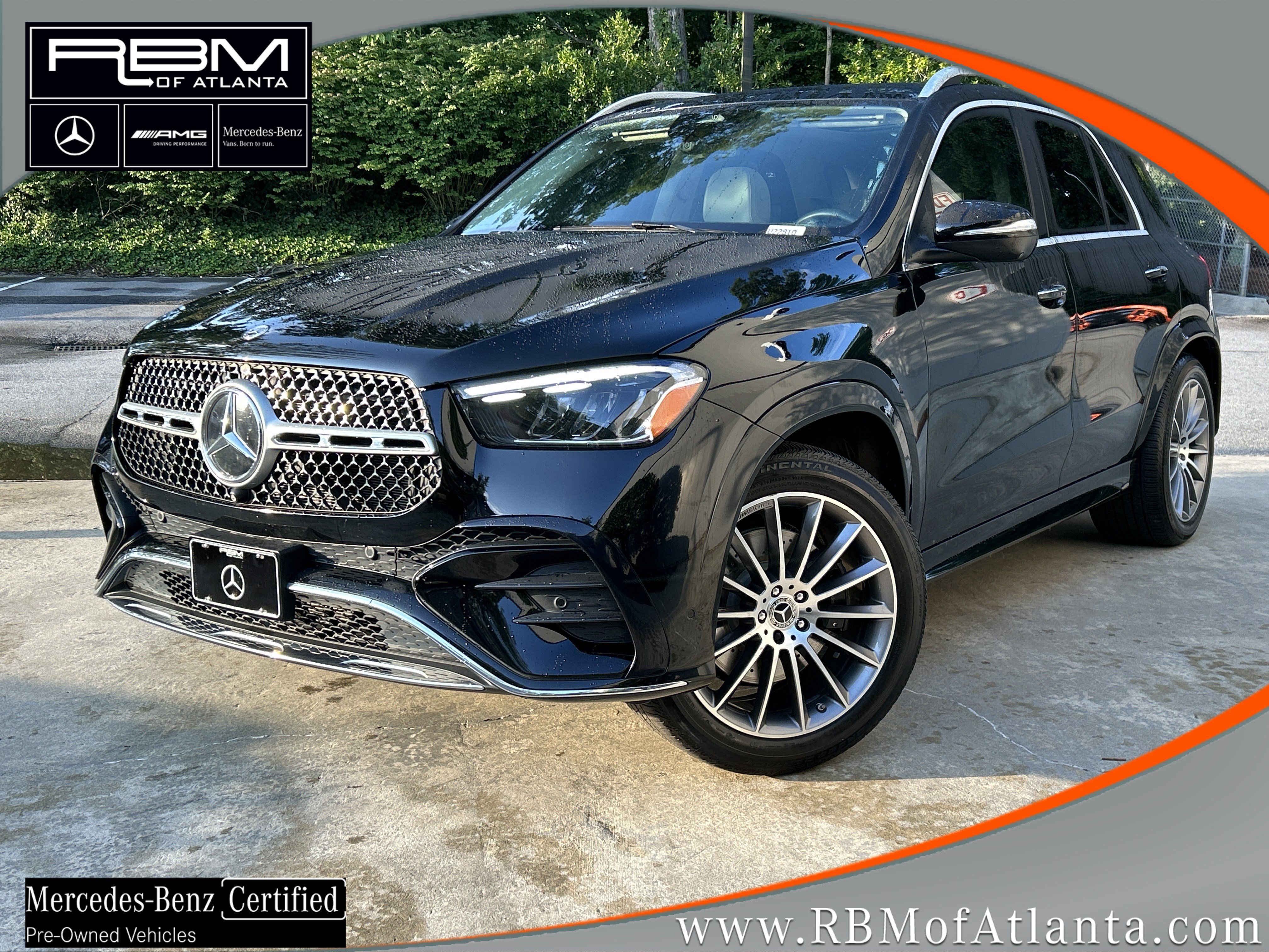 Certified Used 2024 Black Mercedes-Benz GLE 350 4MATIC® SUV image 1