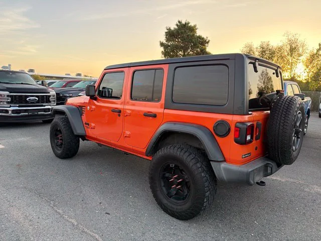 Used 2018 Orange Jeep Unlimited Sport S image 6