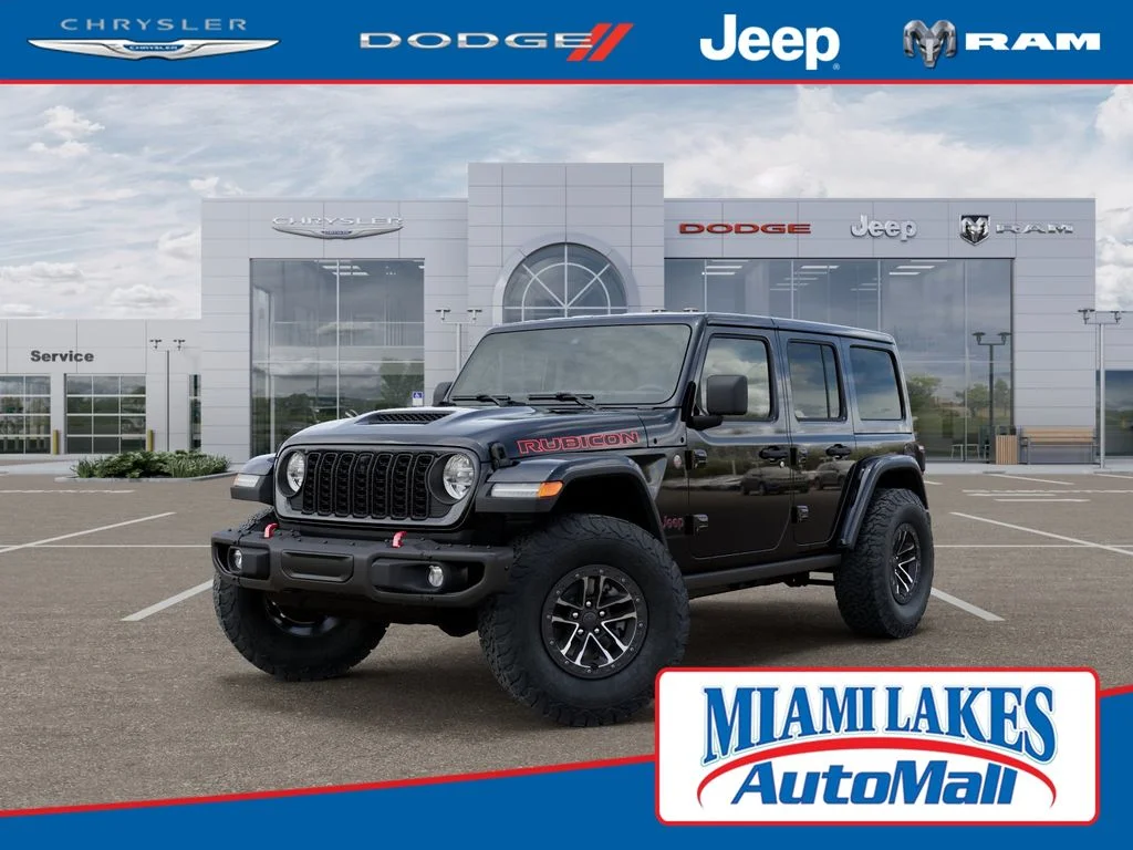 New 2026 Black Clear-Coat Exterior Paint Jeep Rubicon X image 1