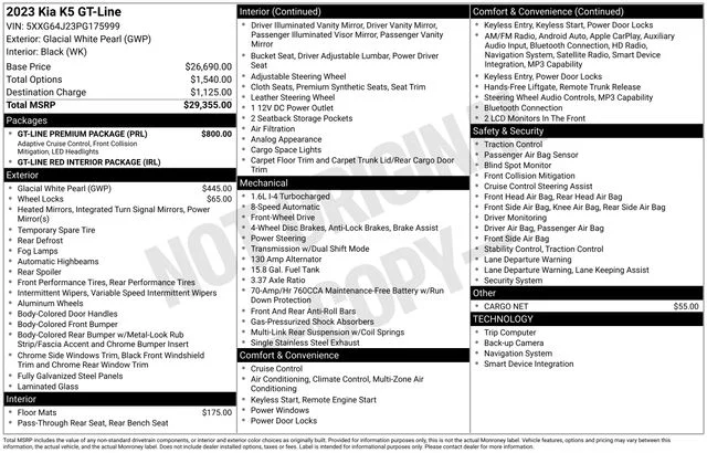 Used 2023 White Kia GT-Line image 43