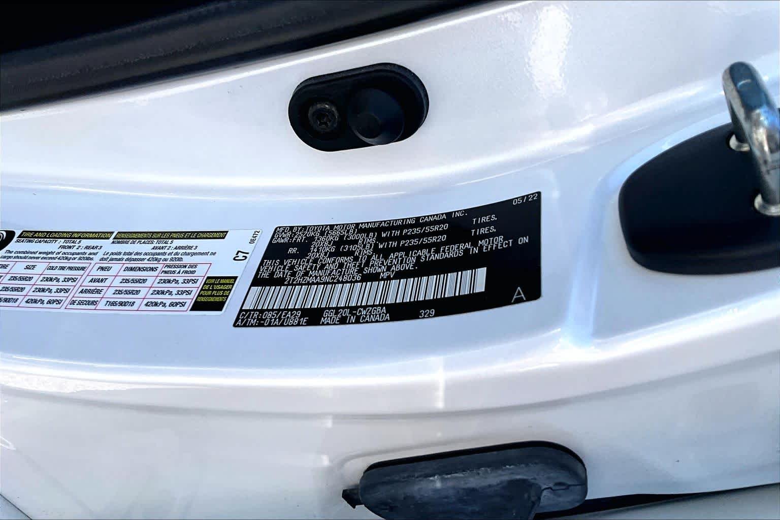 Used 2022 Eminent White Pearl Lexus  image 35