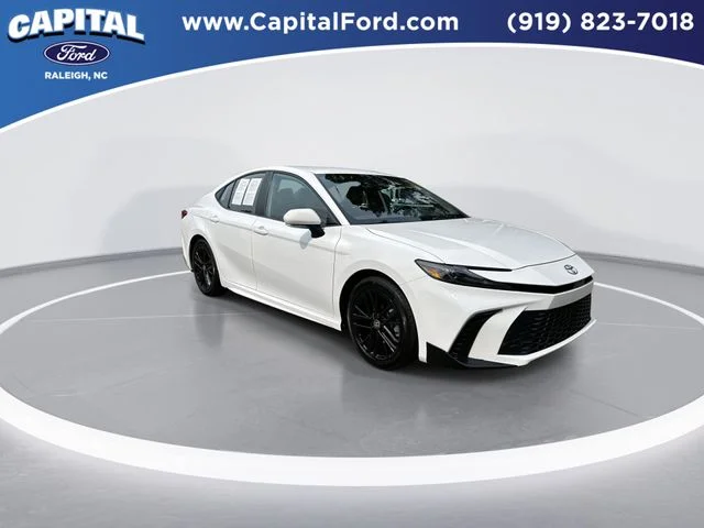 Used 2025 White Toyota SE image 2