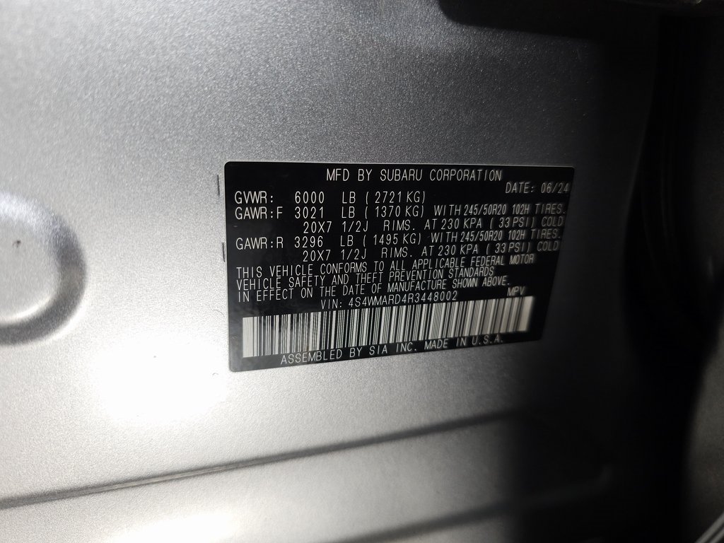 2024 SUBARU ASCENT - Image 35