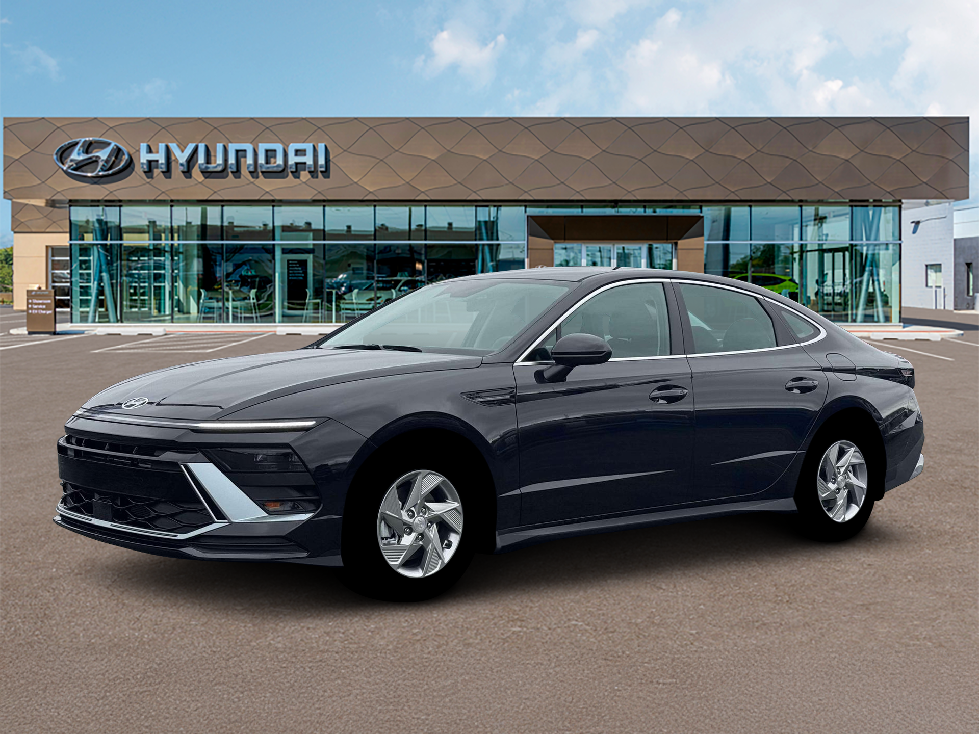 New 2026 Carbon Blue Hyundai SE image 2