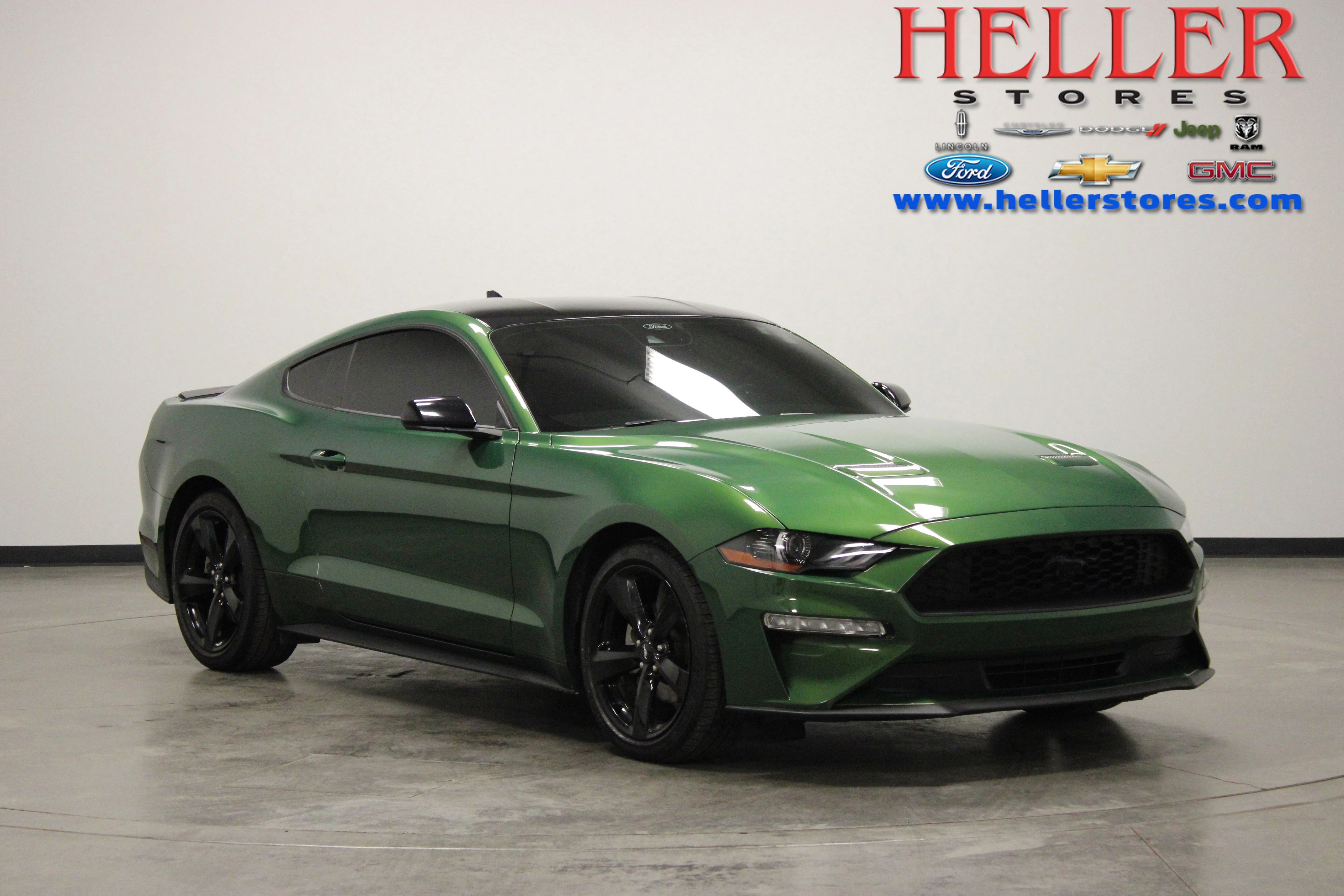 Used 2022 Green Metallic Ford EcoBoost image 1
