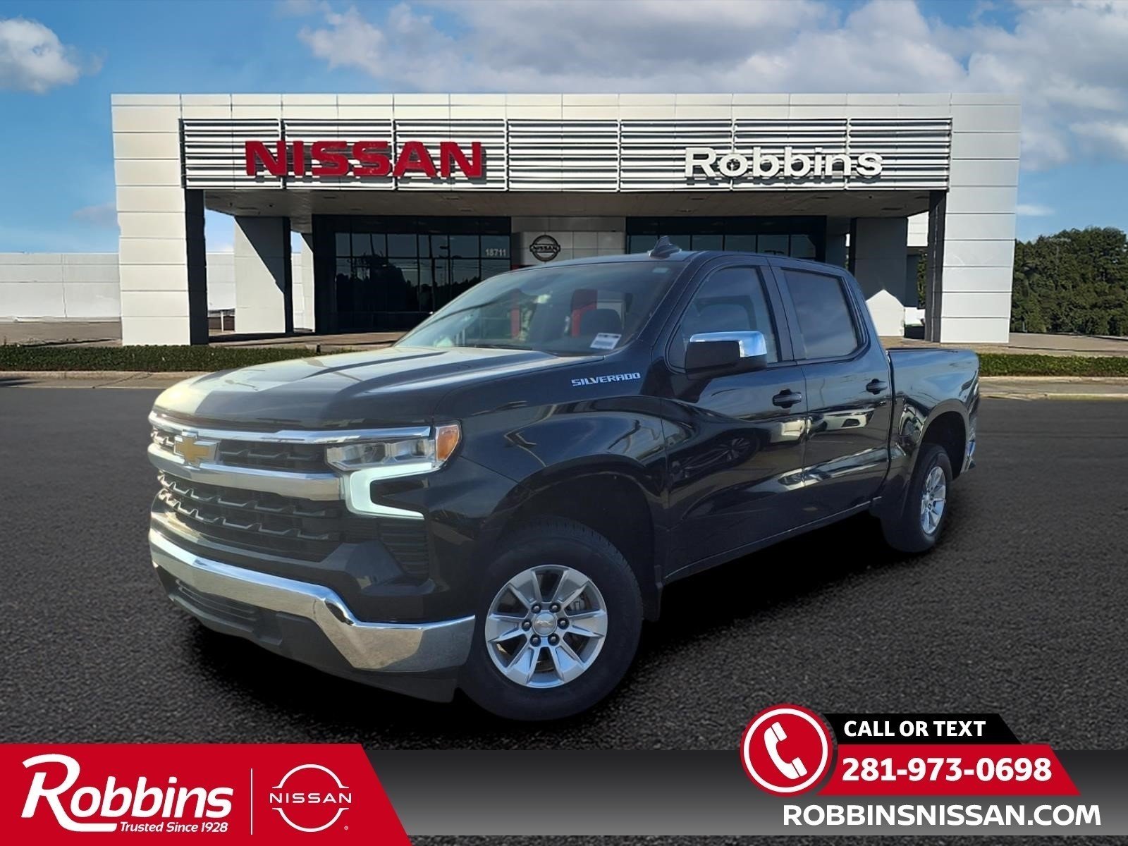 2025 Chevrolet Silverado 1500 LT Black at Robbins Nissan