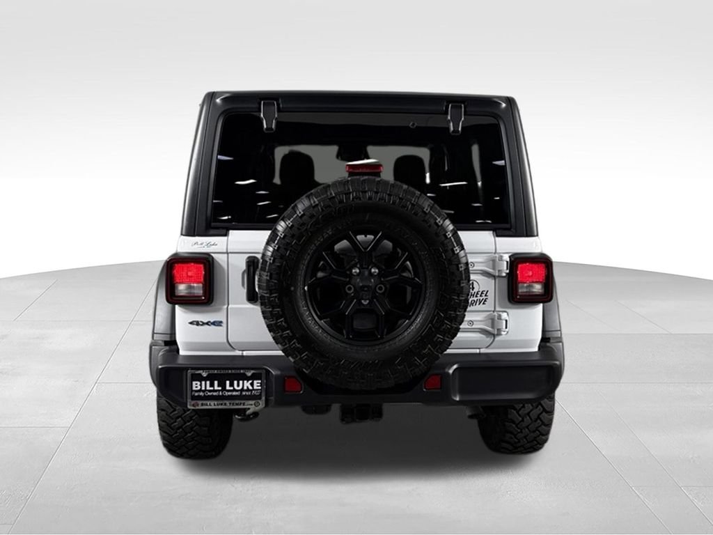 Used 2025 Bright White Clearcoat Jeep Willys 4xe image 8