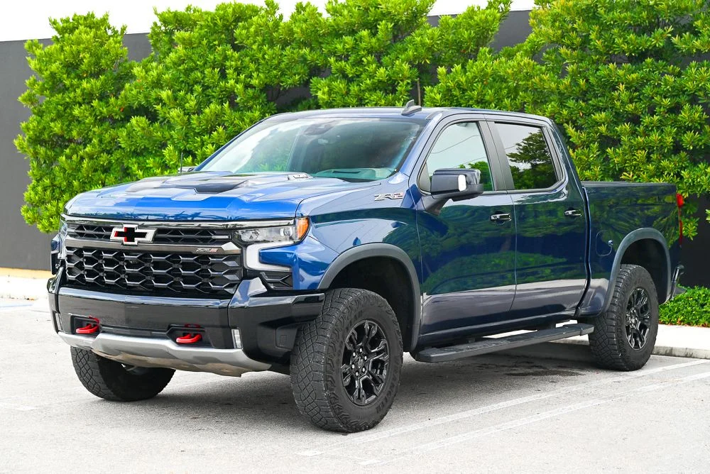 Used 2022 Blue Chevrolet ZR2 image 1