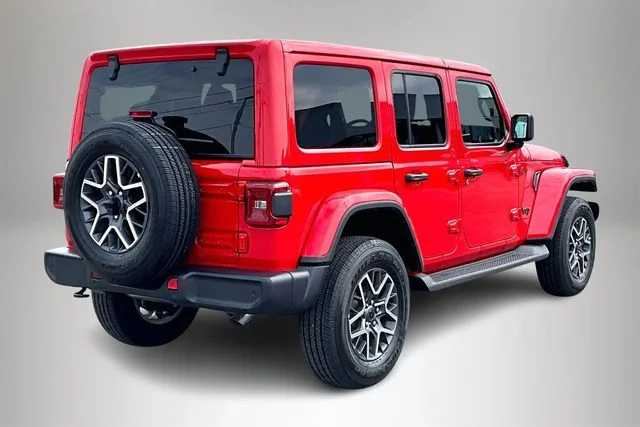 New 2026 Firecracker Red Clear-Coat Exterior Paint Jeep Sahara image 5