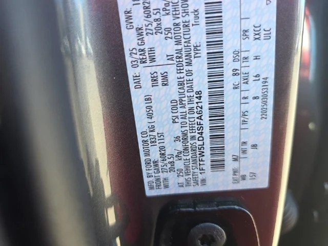 Used 2025 Gray Ford Lariat image 35