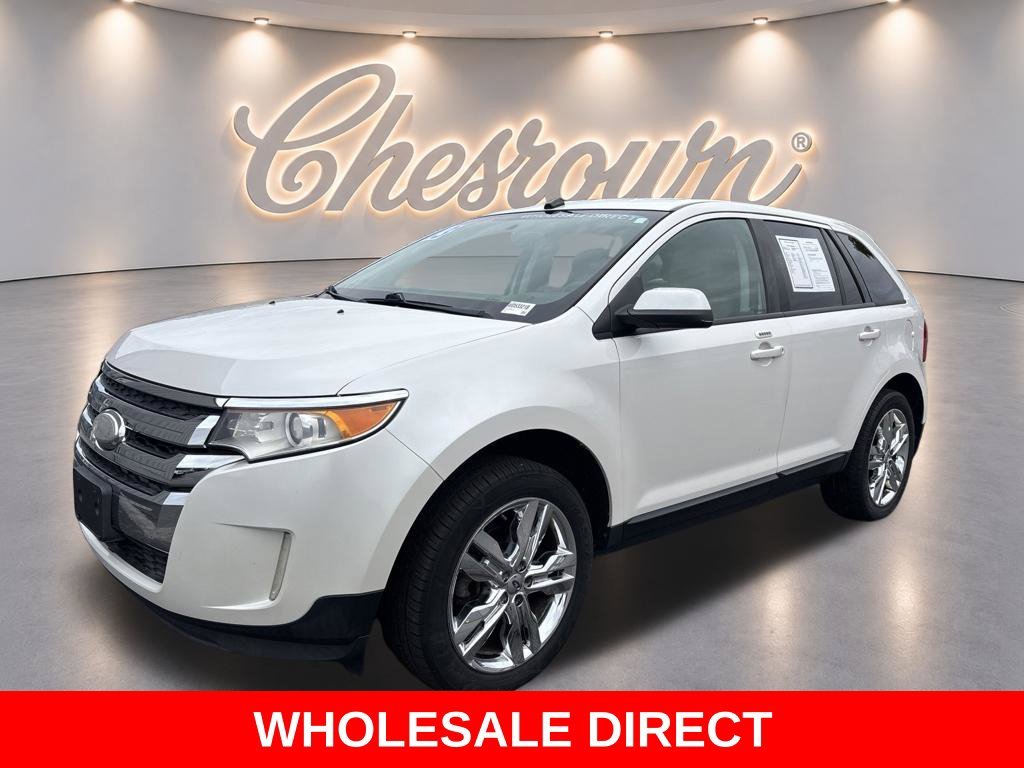 Used 2013 White Platinum Clearcoat Metallic Ford SEL image 1