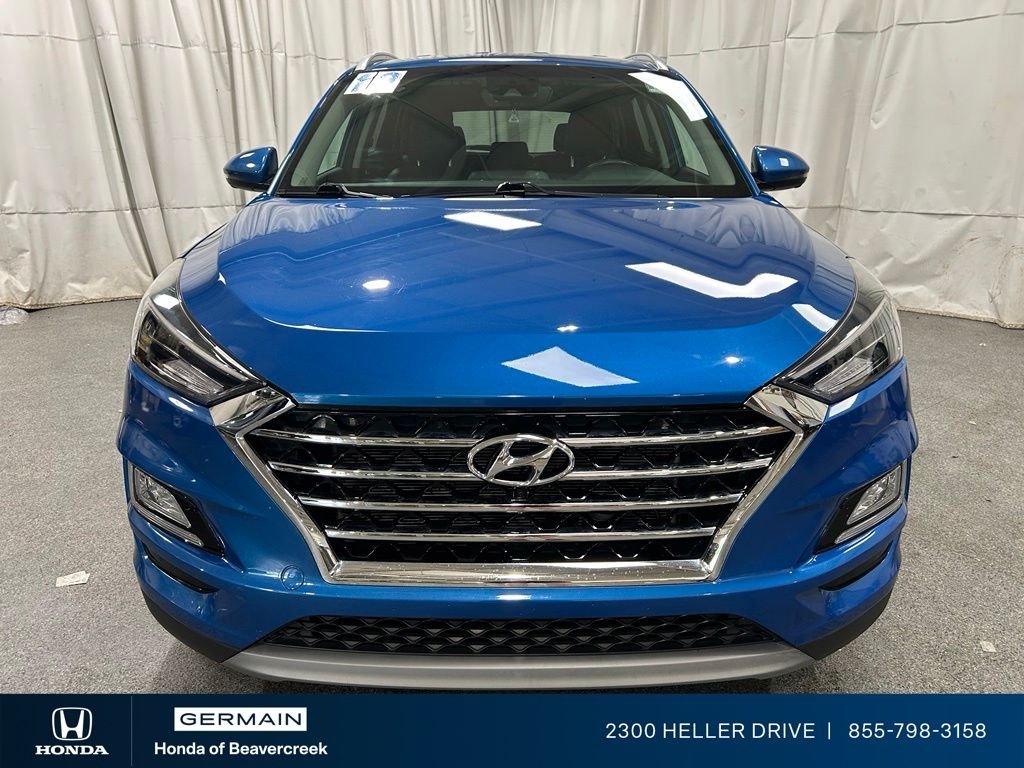 Used 2019 Aqua Blue Hyundai Limited image 3