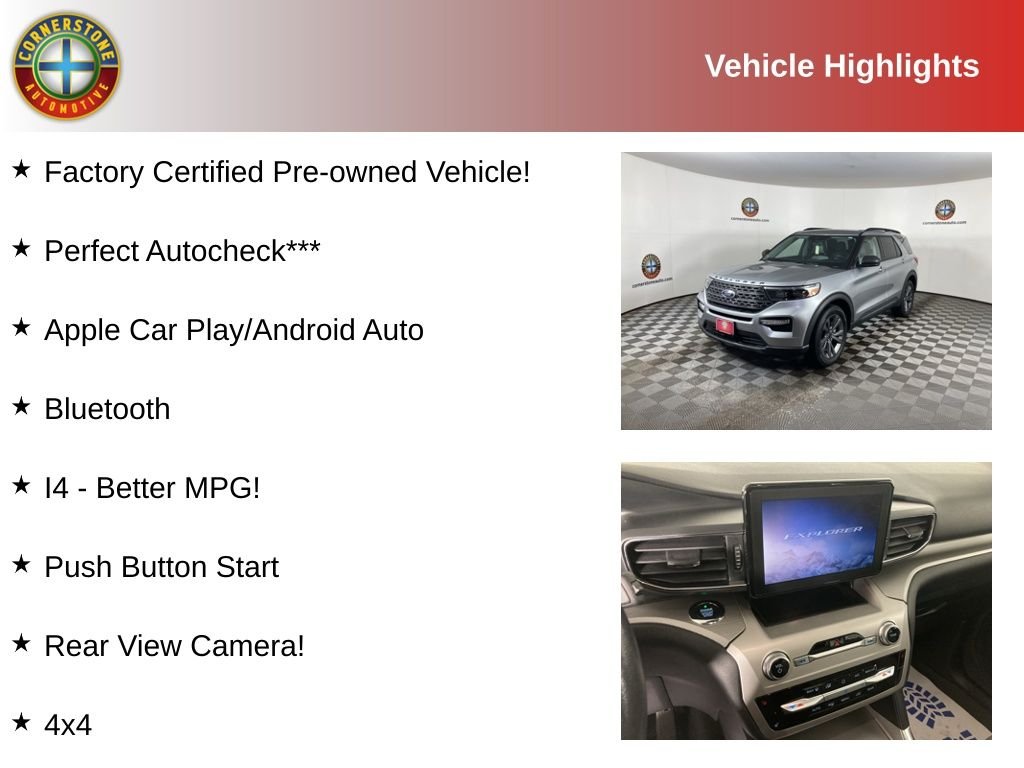 Used 2021 Ford Explorer XLT with VIN 1FMSK8DH3MGA69825 for sale in Elk River, Minnesota