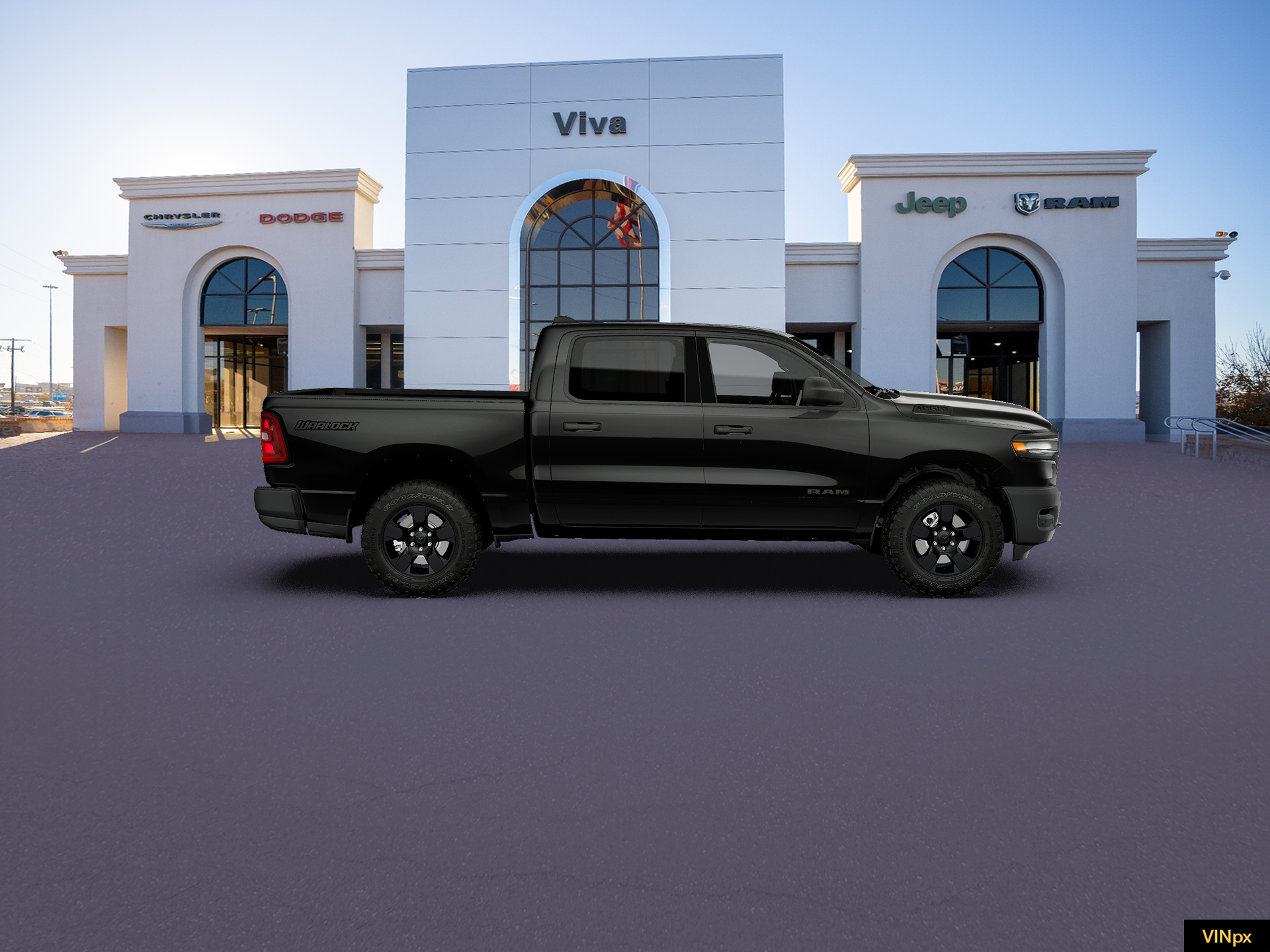 New 2027 Diamond Black Crystal Pearl-Coat Exterior Paint RAM Warlock image 21