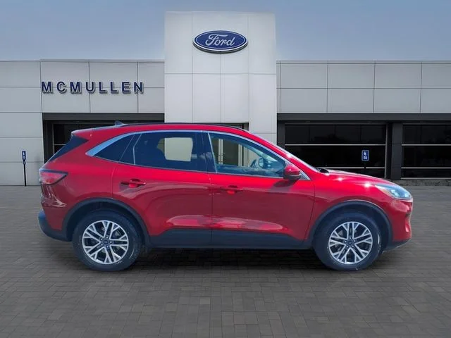 Certified Used 2021 Red Metallic Ford SEL image 4