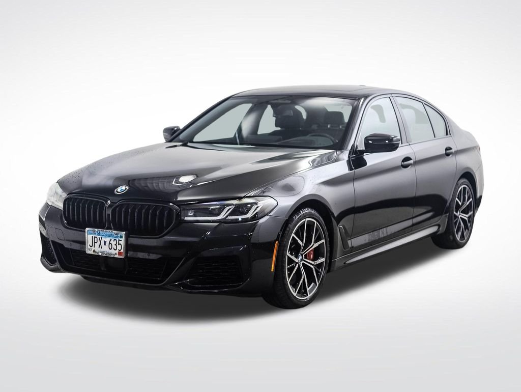 Certified Used 2023 Black Sapphire Metallic BMW 540i xDrive image 1