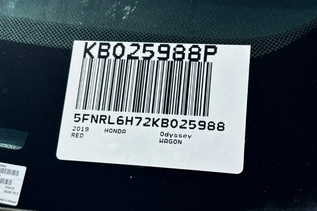 Used 2019 Red Honda EX-L image 3
