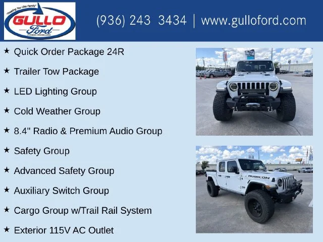 Used 2020 Bright White Clearcoat Jeep Rubicon image 10