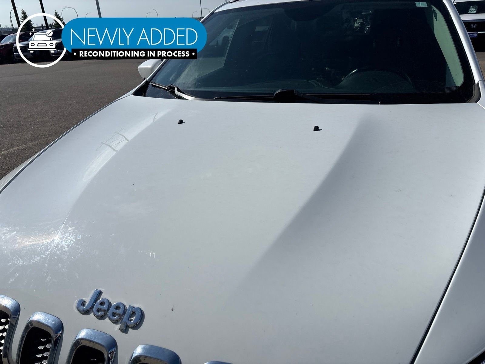 Used 2017 White Jeep Limited image 1