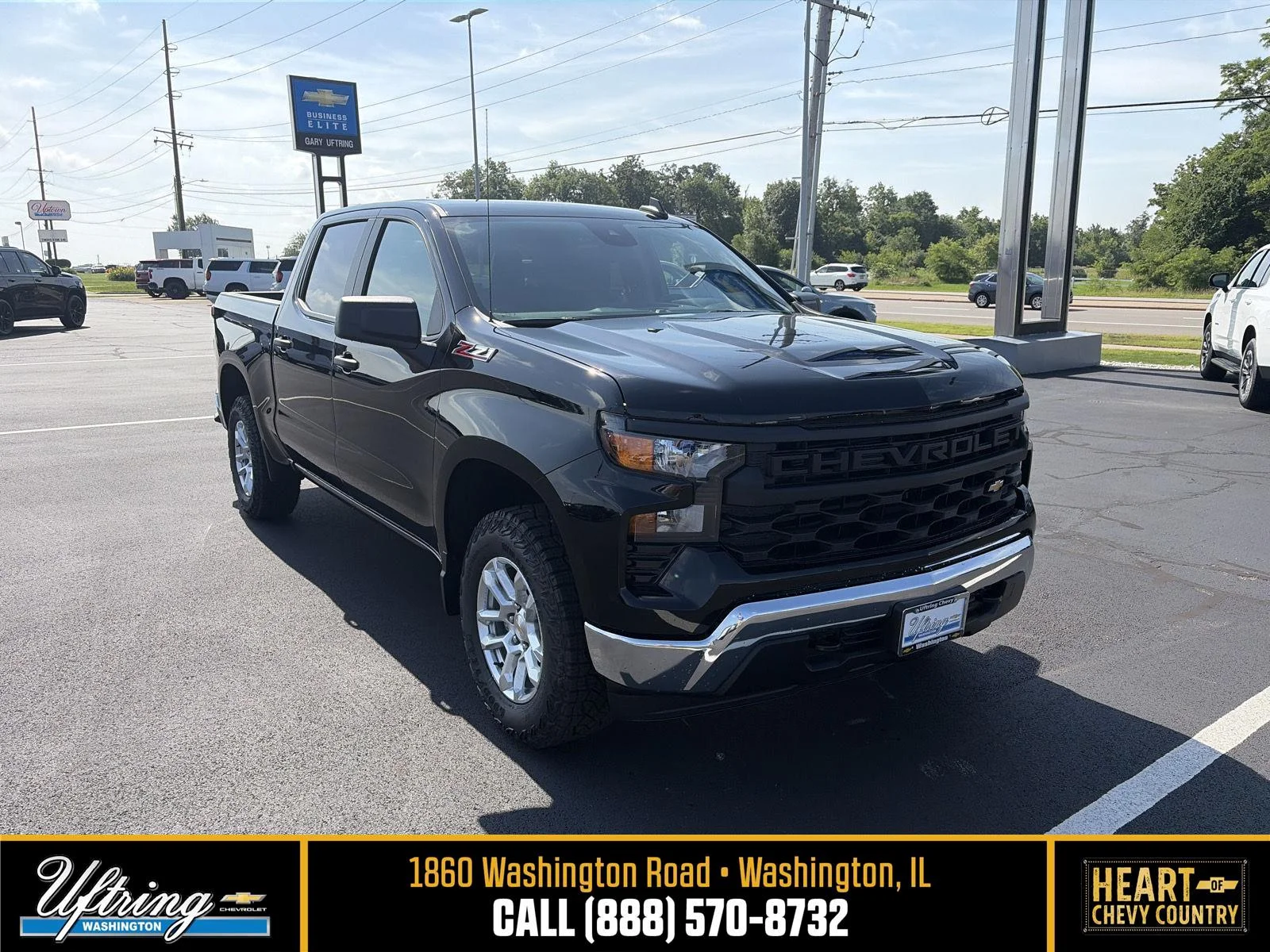 New 2026 Black Chevrolet Work Truck image 1