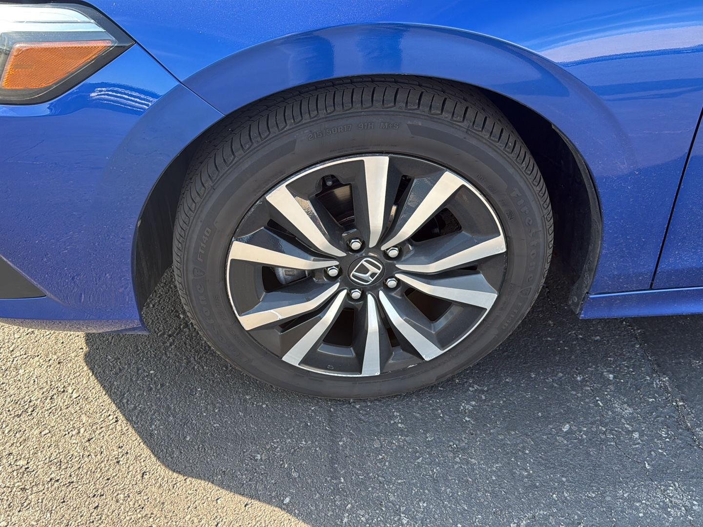 Used 2024 Aegean Blue Metallic Honda EX image 11
