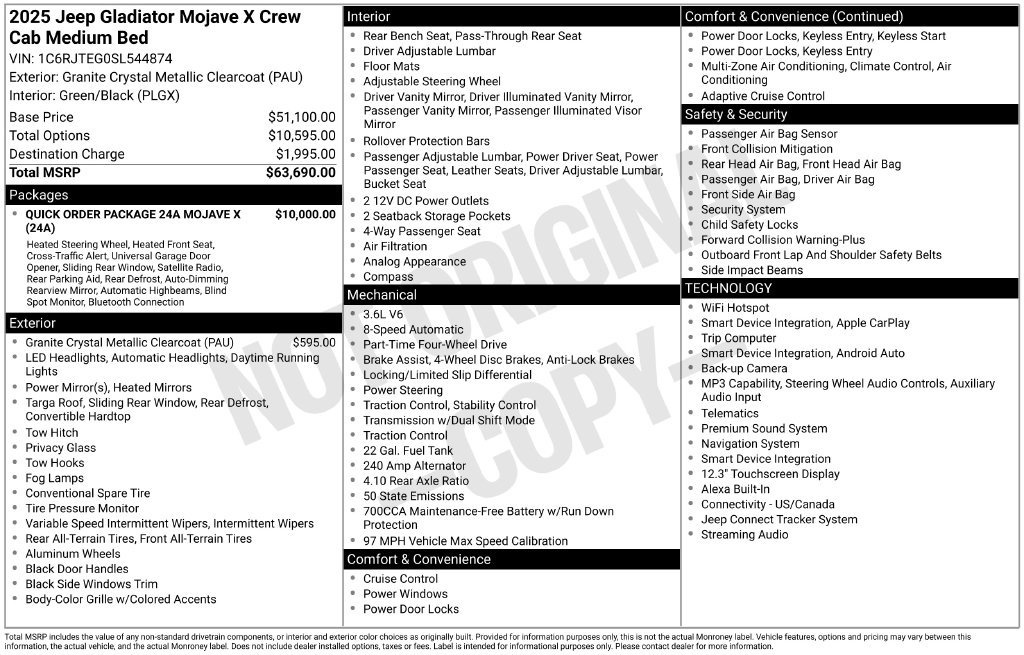 Used 2025 Gray Jeep Mojave image 33